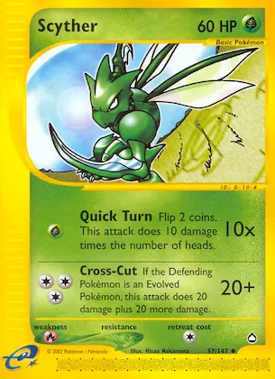 Scyther #57 – Aquapolis