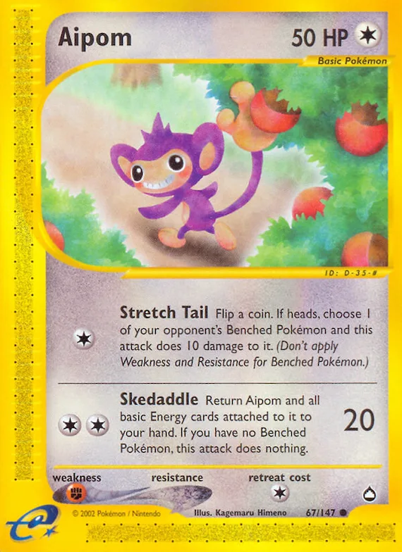 Aipom #67 – Aquapolis