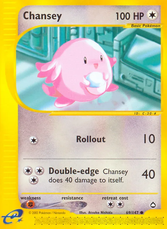 Chansey #69 – Aquapolis