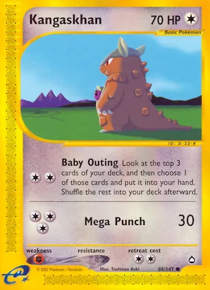 Kangaskhan #88 – Aquapolis
