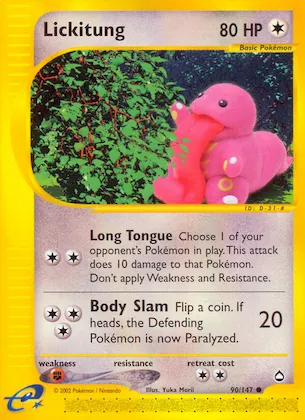 Lickitung #90 – Aquapolis