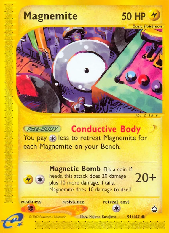 Magnemite #91 – Aquapolis