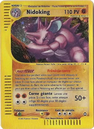 Nidoking n° H18 – Aquapolis