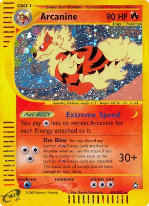 Arcanine #H2 – Aquapolis