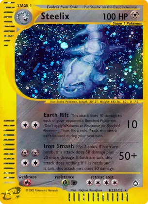 Steelix #H23 – Aquapolis