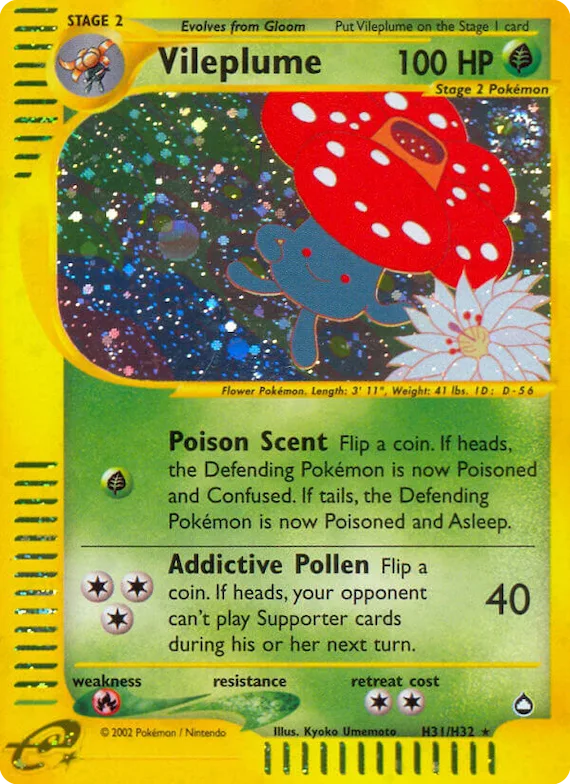 Vileplume #H31 – Aquapolis