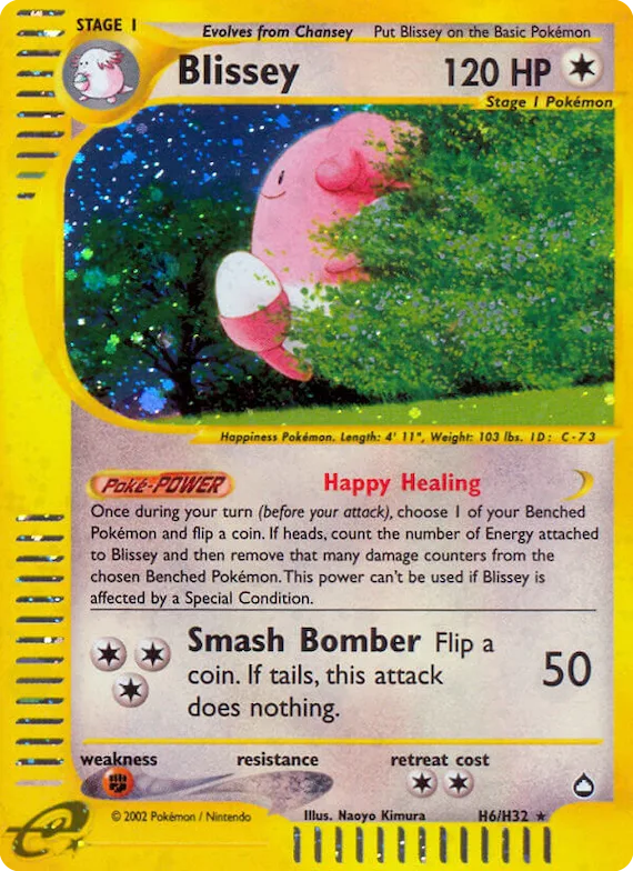 Blissey #H6 – Aquapolis