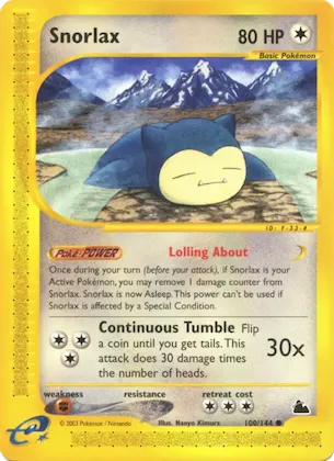 Snorlax n° 100 – Skyridge