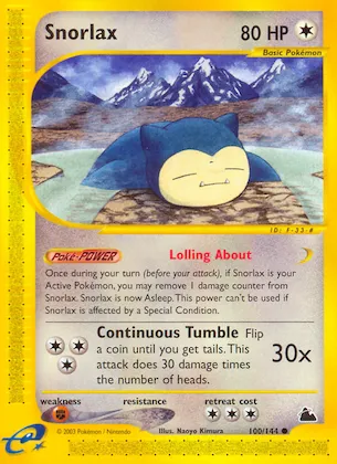 Snorlax #100 – Skyridge