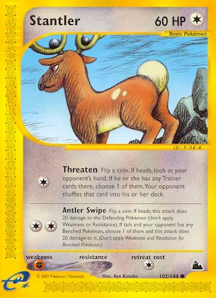 Stantler #102 – Skyridge