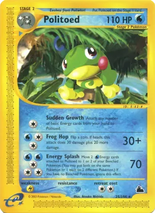 Politoed n° 25 – Skyridge
