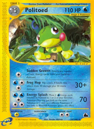 Politoed #25 – Skyridge