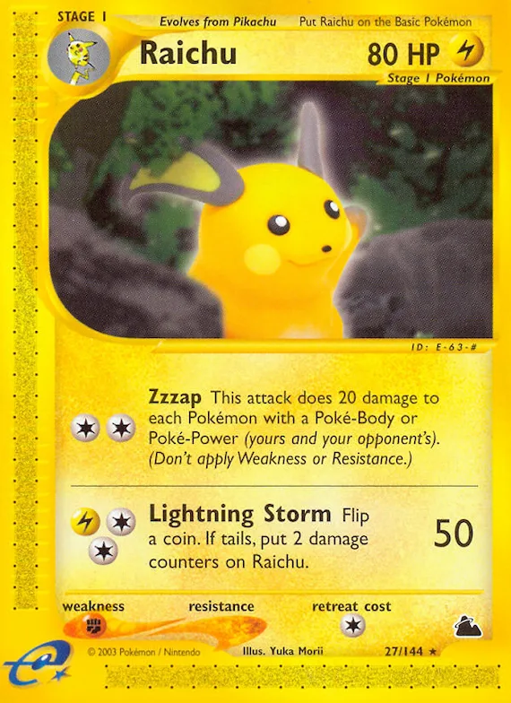 Raichu 27 – Skyridge