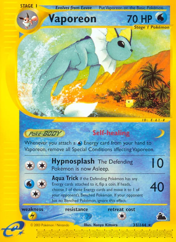 Vaporeon #33 – Skyridge