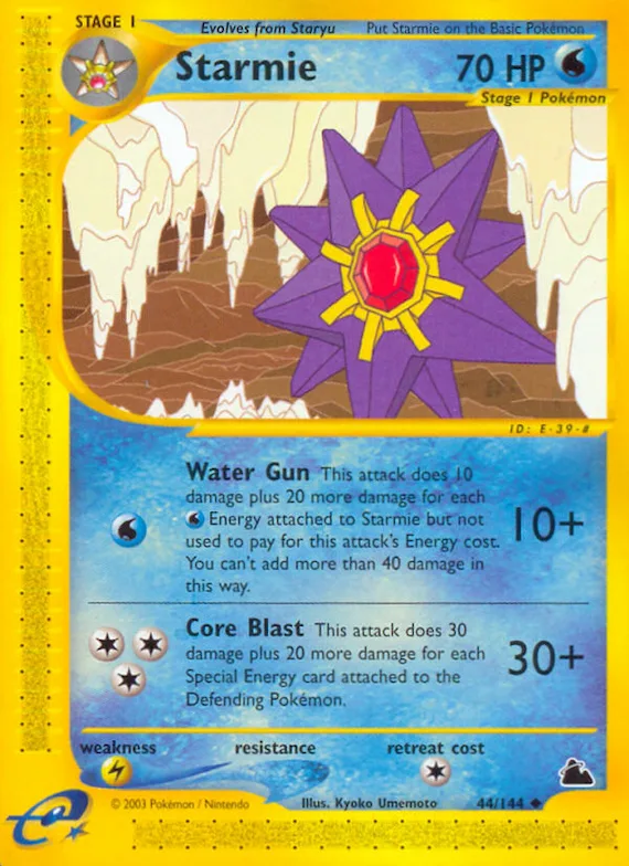 Starmie #44 – Skyridge