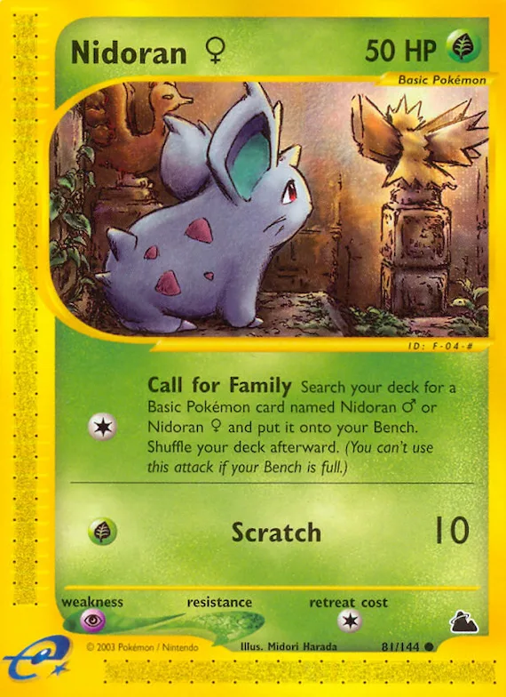 Nidoran ♀ #81 – Skyridge
