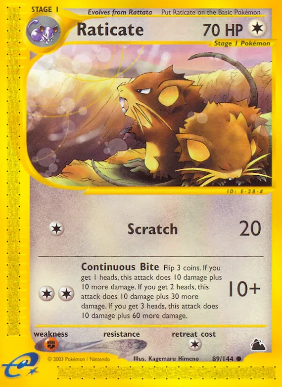 Raticate #89 – Skyridge