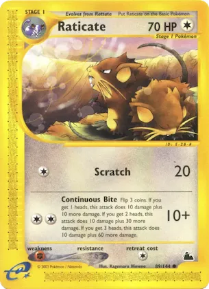 Raticate n° 89 – Skyridge