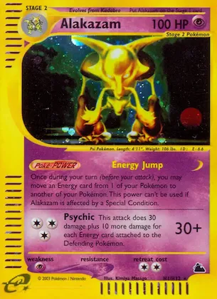 Alakazam n° H1 – Skyridge