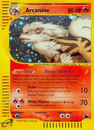 Arcanine n° H2 – Skyridge