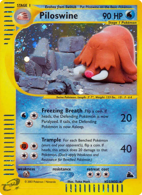 Piloswine #H22 – Skyridge