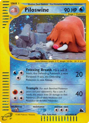 Piloswine n° H22 – Skyridge