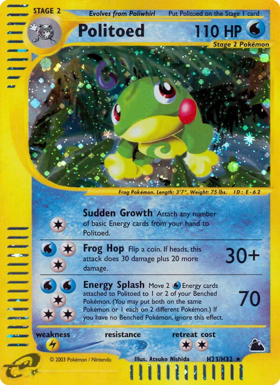 Politoed #H23 – Skyridge