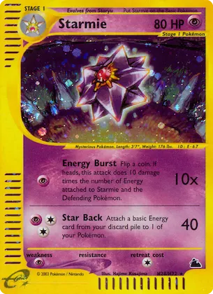 Starmie #H28 – Skyridge
