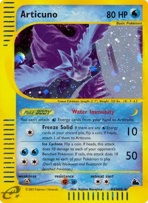 Articuno #H3 – Skyridge