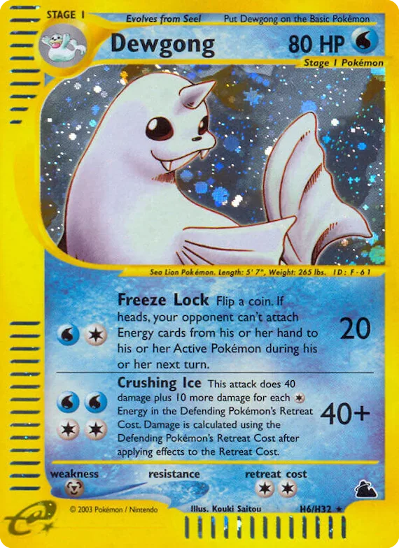 Dewgong #H6 – Skyridge