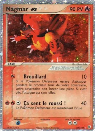 Magmar ex n° 100 – EX Rubis & Saphir