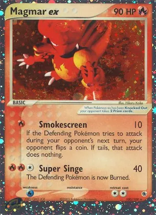 Magmar ex #100 – Ruby & Sapphire