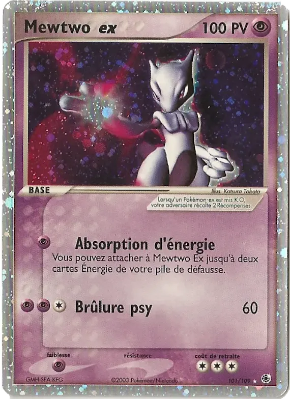 Mewtwo ex 101 – EX Rubis & Saphir