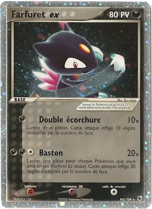 Farfuret ex n° 103 – EX Rubis & Saphir