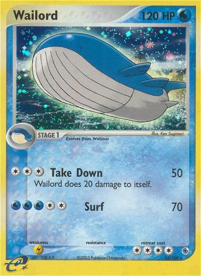 Wailord 14 – EX Rubin & Saphir