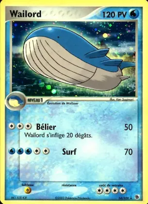 Wailord n° 14 – EX Rubis & Saphir