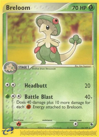 Breloom #16 – Ruby & Sapphire