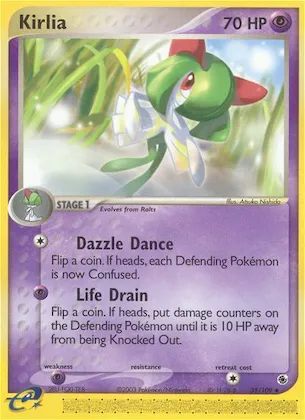 Kirlia Nr. 35 – EX Rubin & Saphir