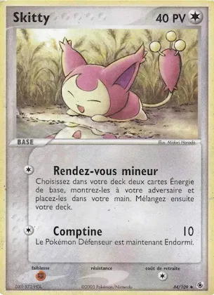 Skitty n° 44 – EX Rubis & Saphir