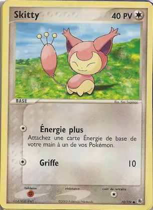 Skitty n° 70 – EX Rubis & Saphir