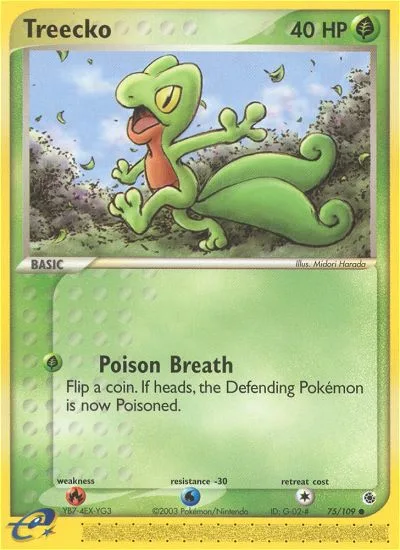 Treecko #75 – Ruby & Sapphire