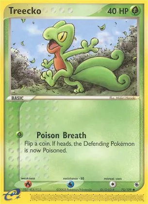 Treecko #75 – Ruby & Sapphire