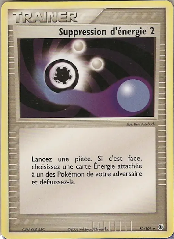 Suppression d'énergie 2 80 – EX Rubis & Saphir
