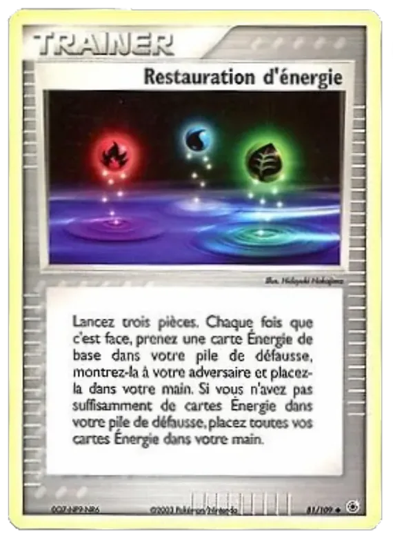 Restauration d'énergie 81 – EX Rubis & Saphir