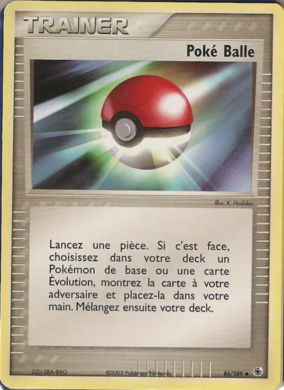 Poké Balle 86 – EX Rubis & Saphir
