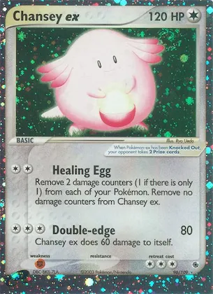Chansey ex #96 – Ruby & Sapphire