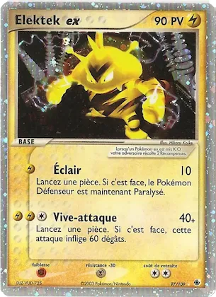 Elektek ex n° 97 – EX Rubis & Saphir