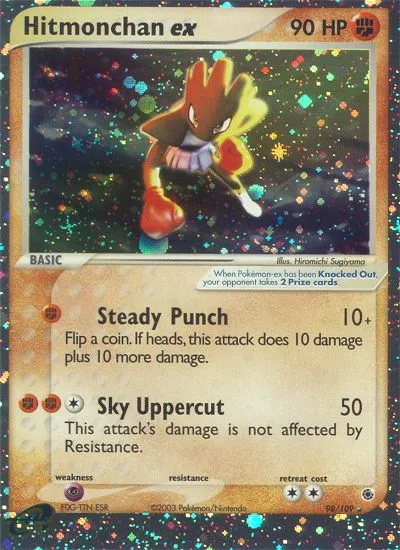 Hitmonchan ex #98 – Ruby & Sapphire