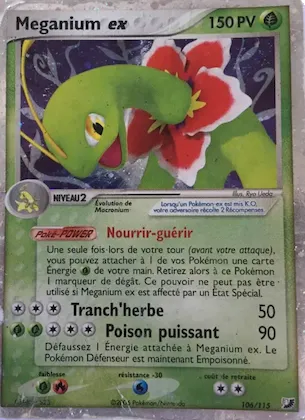 Meganium ex n° 106 – EX Forces Cachées