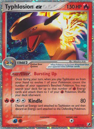 Typhlosion ex #110 – Unseen Forces